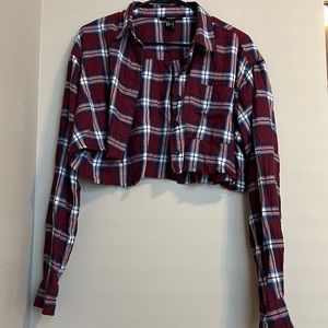 F21 (S) cropped flannel